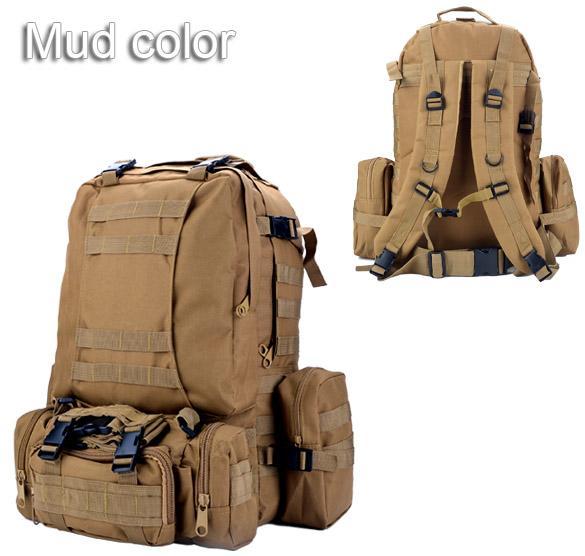 Military Tactical Backpack Hiking Camping daypack Outdoor shoulder Bag 50L USA eBay