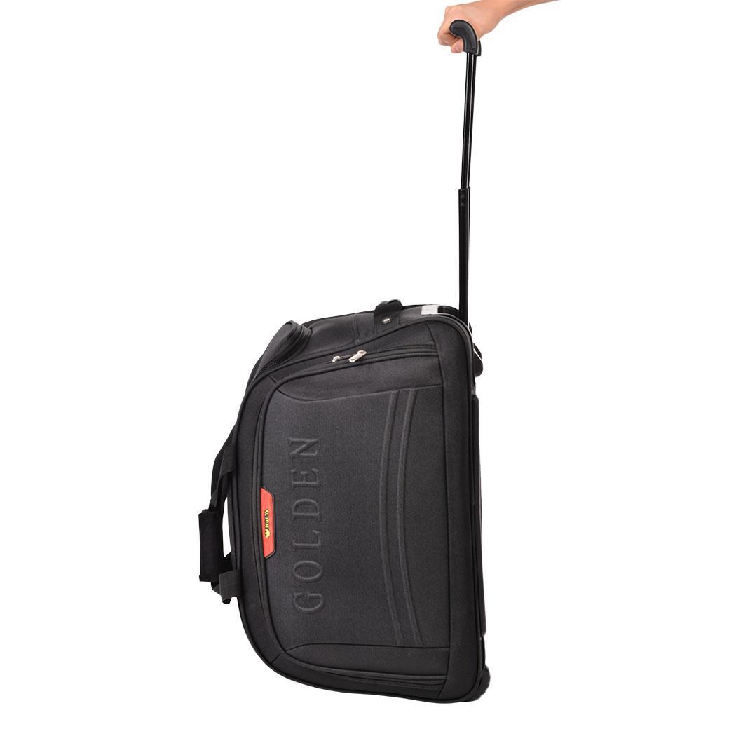 55L Fashion Sports Travel Tote Luggage Rolling Wheeled Bag W/ Functional Handle | eBay