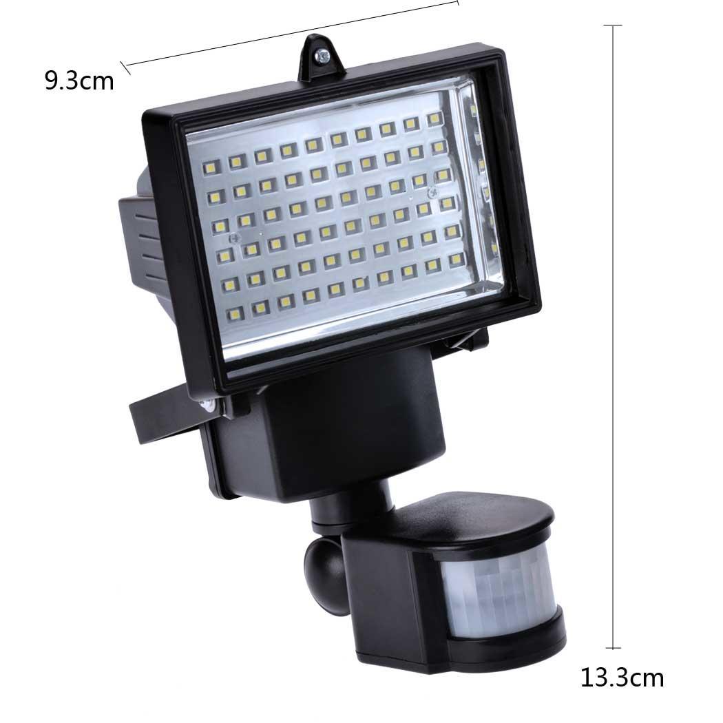 Motion Sensor Outdoor Light Reset Lighting And Black Solar Powered 60 Led Lighting Motion Activated Floot